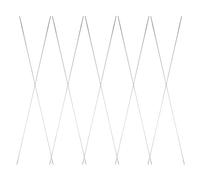 Hohopeti Aiguilles Creuses en Acier Inoxydable 23 Cm - Ensemble de 10 Aiguilles à Appâts de Pêche pour Montage de Ver, Outil Ver Fin pour Appât Carpe et Leurres Rouges, Accessoire Pêche