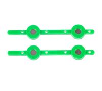 Hohopeti Aimants pour Boutonnières de Mariage Verts, 2pcs en Plastique et Magnétisme Puissant, Fixation Facile et Protection des Vêtements pour Ornement Décoratif DIY