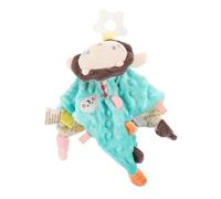 Hohopeti Apaisement Garçon Fille Lion Triangle Tissu Dentition Doux et Serviette de Sucette Né Couleur Vive pour Développement Visuel et Confort de Morsure