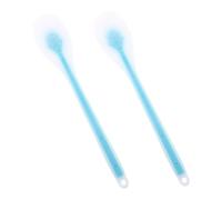 Hohopeti Applicateur de Lotion Dorsale 2 Pièces, Manche Long, Brosse Douce pour Application Médicale et Soins Corporels, pour Dos, Jambes et Pieds, Usage Personnel et Soins Quotidiens