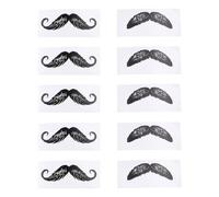 Hohopeti Autocollants Adhésifs Noirs pour Épilation du Nez 30 Pièces, Protection la Cire Chaude, Accessoires pour Coiffage de Barbe et Décoration DIY