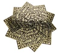 Hohopeti Autocollants Lettres et Chiffres Dorés 10 Feuilles 1 Pouce Autocollants pour Boîte aux Lettres Réfléchissants Résistants à L'extérieur pour Panneaux Adresse et Décoration