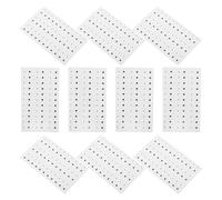 Hohopeti Autocollants Temporaires pour Marques de Beauté Visage, 50 Feuilles, Waterproof Noir, Papier, Application Facile, pour Soirées Spéciales