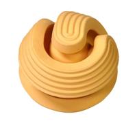 Hohopeti Balle Distributeur de Friandises pour Chien Orange Interactif Entraînement Olfactif pour Chiots Stimulation Mentale et Lenteur Alimentaire Résistant et Lavable