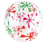 Hohopeti Ballon de Plage Gonflable Transparent 80 CM Ballon D’Étirement Extensible pour Garçon et Filles Balle Rebondissante pour Jeux Extérieurs Piscine et Plage
