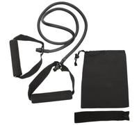 Hohopeti Bande de Traction Sportive Noire pour Entraînement Musculaire Structure Stable en Plastique et Polyester, pour Exercice et Renforcement des Jambes