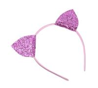 Hohopeti Bandeau pour Cheveux Oreilles de Chat Violet Taille Garçon et Filles Accessoire pour Fille Fête Déguisement et Spectacle