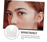 Hohopeti Bassin de Lavage pour Cérumen Réutilisable Compatible Plupart des Systèmes de Nettoyage Doreille Pratique et Portable pour Irrigation Manuelle ou Électrique