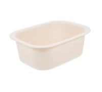 Hohopeti Bassine pour Table à Langer en Polypropylène Épaissie pour Bébé, Bol Portable Blanc Lacté, Usage Hygiène Garçon et Filles, Accessoire Léger et Compact pour Meuble de Soin,