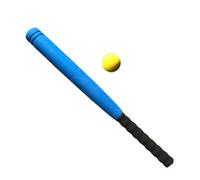 Hohopeti Batte de Baseball Mousse Bleue pour Tout-Petits Sportif Doux et Léger Améliore la Coordination Main-œil Compétences Au Bâton Entraînement et Jeu Intérieur Extérieur