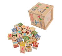 Hohopeti Blocs Bois Éducatifs ABC et Chiffres Apprentissage Montessori pour Tout-Petits Stacking Blocks Sensorielles pour Développement Coordination et Créativité