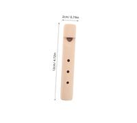 Hohopeti Bois Miniature pour Garçon Fille Instrument de Musique DIY Whistle Non Peint Éveil Musical Compact et Facile à Utiliser pour Développement Cognitif des Tout Petits
