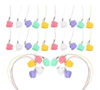 Hohopeti Boîte à Dents de Lait pour Garçon et Filles - Lot de 50 Pièces Colorées en Plastique Sûr - Organiseur Compact pour Conserver les Dents Perdues et Petits Souvenirs D’Enfance