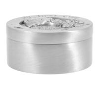 Hohopeti Boîte à Souvenirs Cheveux Fœtaux Bébé Métal Vintage Compact Pour Rangement Cheveux Fœtaux Garçon Et Filles Léger Portable Coffret Souvenir Garçon Et Filles