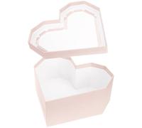 Hohopeti Boîte Cadeau Cœur Forme pour Roses Fleurs Cadeaux Objets Artisanaux Parfum Présents Fêtes Noël Boutiques Anniversaires Célébrations