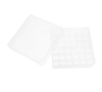 Hohopeti Boîte de Congélation Cryogénique 36 Places 5 Ml en PP Support de Rangement pour Tubes à Microcentrifugeuse Laboratoire pour Congélateur Freezer Stockage D’Échantillons