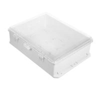 Hohopeti Boîte de Jonction Électrique Étanche Plastique Transparent Protection Extérieure Résistante Aux Intempéries Compatible avec Disjoncteurs Basse Tension Installation Facile pour