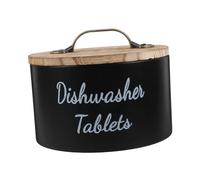 Hohopeti Boîte de Rangement Lessive avec Couvercle Hermétique Conteneur Polyvalent pour Dosettes et Poudre de Lavage Organisateur Décoratif pour Buanderie et Cuisine