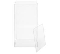 Hohopeti Boîte de Rangement Transparente pour Figurine Vitrine Acrylique Anti-poussière Présentoir Modèle Protection et Exposition Facile
