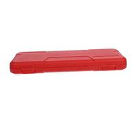 Hohopeti Boîte Portable pour Pied à Coulisse Récipient de règle en Plastique Rouge Pratique pour Transport et Protection