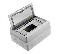 Hohopeti Boîtier Électrique Étanche avec Couvercle Transparent pour Disjoncteur Protection Extérieure et Intérieure Boîtier de Distribution Compact et pour Usage Multiple et Charge
