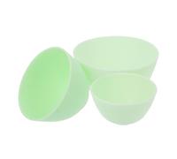 Hohopeti Bol Mélangeur Silicone Anti-goutte Lot de 3 pour Masques Faciaux et Soins Capillaires Résistant aux Chocs Tailles Variées pour Usage Domestique et Esthétique