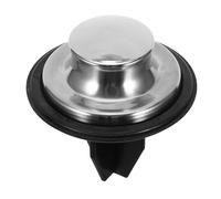 Hohopeti Bouchon D’Évier en Acier Inoxydable 95 CM avec Joint Étanche et Protection Anti-Débris pour Broyeur Cuisine Accessoire de Vidange Solide pour Évier Cuisine et Entretien