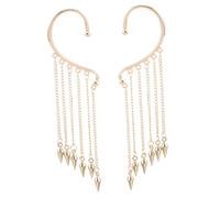 Hohopeti Boucles Oreilles Chaînes Pendentifs sans Perçage Femme Style Gland Légères et Confortables pour Look Élégant Quotidien