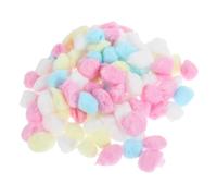 Hohopeti Boules de Coton Colorées pour Hamsters, Accessoires Chauds en Coton Dégraissé, 300 Pièces, Garnitures pour Nid d'animaux, Fourniture D’Hiver pour Petits Animaux, Maison