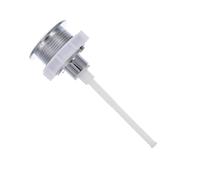 Hohopeti Bouton de Chasse D'eau Rond Installation Facile en Abs Argenté, Accessoire de Rechange Pratique 38mm, Design Simple et Fonctionnel Couleur Aléatoire pour