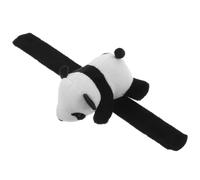 Hohopeti Bracelet à Claquer Panda en Peluche Rembourrée pour Guidon de Vélo de Montagne et Route, Décoration Mignonne et Originale, Accessoire Garçon et Filles pour Vélo VTT et Présent