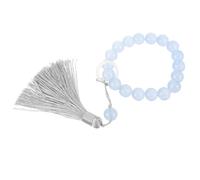 Hohopeti Bracelet De Perles De Chapelet Musulman Élégant En Verre Transparent, Accessoire Spirituel Délicat Pour Prières, Usage Personnel Et Célébrations Religieuses, Taille Unique