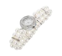 Hohopeti Bracelet Femme Élastique Perles Double Ligne avec Cristaux Élégant Résistant et Ajustable Mode Chic pour Fêtes et Cadeaux Vintage