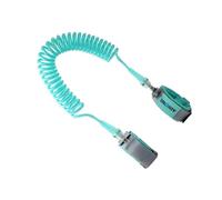 Hohopeti Bracelet Garçon Fille avec Verrou Anti-perte Vert Câble Acier Résistant Sécurité pour Tout-petits Extérieur Facile à Porter