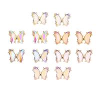 Hohopeti Breloques pour Ongles 3d en Alliage Multicolore, 12 Pièces, Décoration Nail Art Soi-même, Accessoires Manucure pour Fêtes, Shopping et Usage Professionnel Style Style Aléatoire