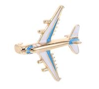 Hohopeti Broche Avion Élégante Alliage pour Femme Épingle pour Sac à Dos Accessoire de Mode Sophistiqué et Décoratif pour Vêtements DIY