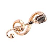 Hohopeti Broche Note de Musique en Alliage Coloré, Épingle pour Robe de Soirée Femme, Accessoire pour Présents D'amies et Occasions Spéciales