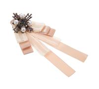 Hohopeti Broche Nœud Femme avec Imitation et Accessoire Écharpe et Vêtement Élégant Style Baroque Vintage Couleur