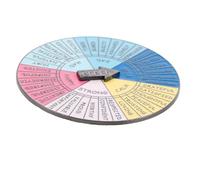 Hohopeti Broche Roue des Émotions en Métal Rotation Sociale pour Atelier Psychologique et Événements Festifs