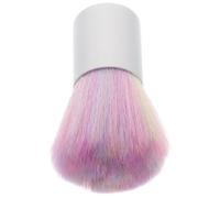 Hohopeti Brosse à Ongles à Poils Arc-en-ciel Doux, Manche Court Ergonomique, Pinceau à Poudre pour Nail Art, Brosse Poussière Ongles Fine, Accessoire Professionnel pour Manucure et