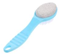 Hohopeti Brosse Double Face Exfoliante pour Pierre Ponçe Naturelle Outil de Pédicure pour Callosités et Gommage des Talons Nettoyage Sécurisé