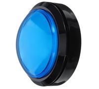 Hohopeti Buzzer de Réponse au Jeu Électronique Bleu avec LED Gros Bouton Lumineux à Deux Pattes sans Batterie Buzzer Compétition pour Jeux de Questions et Quiz Couleur Couleur Aléatoire