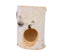 Hohopeti Cabane pour Hamster Bois Naturel Abri Créatif Tronc pour Petits Animaux Refuge Stimulant et Résistant pour Cage Hamster et Habitat Animalier