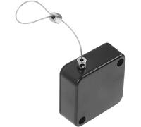 Hohopeti Câble en Acier Rétractable Antivol 1 Mètre 2 Verrouillages Boîte Antivol pour Produits d'Affichage Fil D’Acier Anti-Perte Usage Boutique et Exposition Dispositif de Sécurité