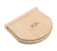 Hohopeti Cache-Interrupteur Décoratif en Bois Massif Double Porte Féerique Kaki 225 X 188 X 3 CM Protection Prise Électrique Garçon et Filles et Animaux Plaque Murale Décorative