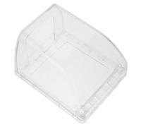 Hohopeti Cache-prise Étanche Transparent pour Prise Électrique, Protection Murale pour Interrupteur Surélevé Modèle 86, Boîtier Isolant Résistant aux Éclaboussures, Usage Intérieur Salle