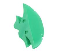 Hohopeti Cachette D'araignée Sauteuse en Plastique Vert avec Plateforme Champignon pour Aquarium, Structure D'activité et Simulation D'habitat Naturel