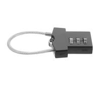 Hohopeti Cadenas à Combinaison en Alliage de Zinc, Petit Cadenas Noir pour Bagages Cabine, Serrure à Code pour Casier, Valise et Armoire, Sécurisé pour Voyage et Usage Extérieur