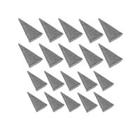 Hohopeti Cales Triangulaires en Fer pour Manches de Marteau et Hache, Lot 20 Pièces, Coins de Fixation Coniques pour Renfort D’Outil à Main, Installation Sûre et Compatibilité Large