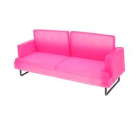 Hohopeti Canapé pour Poupée Rose Meubles De Maison Canapé Vintage Décoration Accessoires Miniatures Chaise Longue pour Maison De Poupée